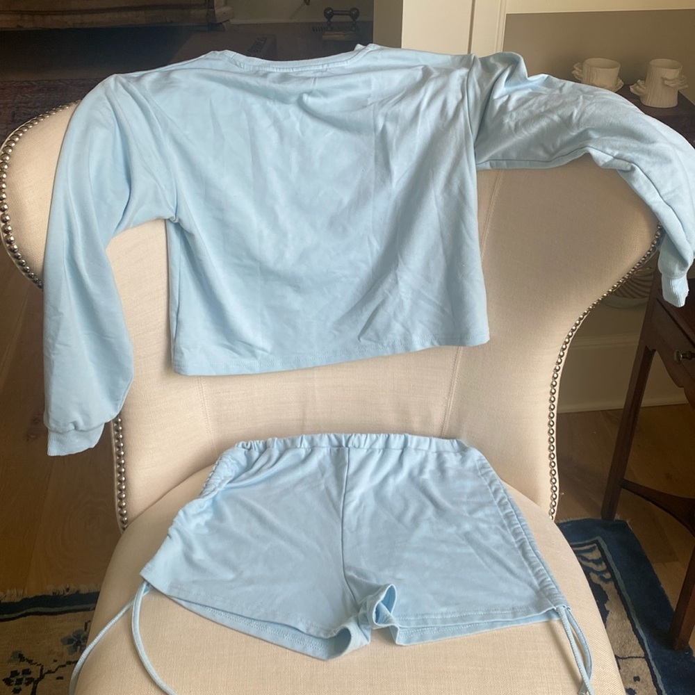 blue pj set
